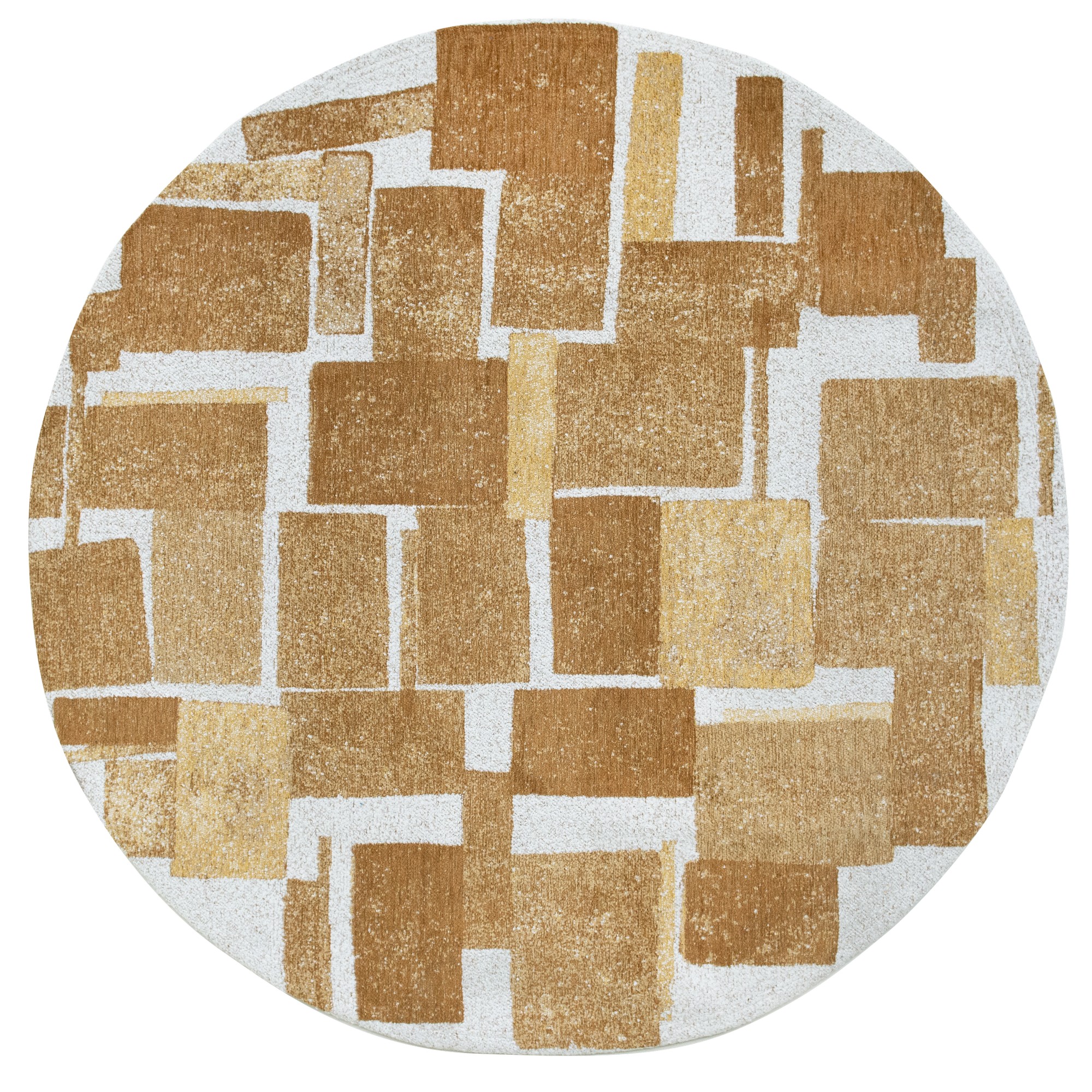 Louis De Poortere Designer Lucia Round Rugs In 9357 Nuggets